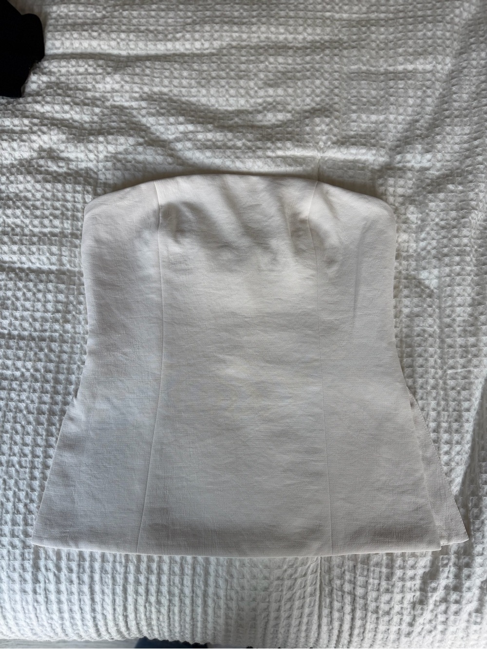 Aritzia Strapless Cream Tube Top